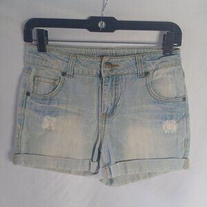 Girls Mossimo Supply Co. Light Wash Jean Shorts